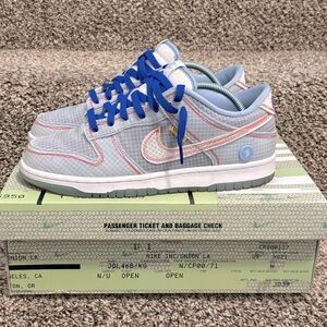 Nike Dunk low / Union LA Passport pack ‘Argon’. Sz. 10 women’s or 8.5 men’s